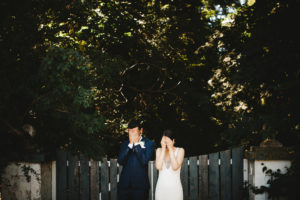 first look wedding