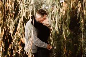 niagara beach engagement session