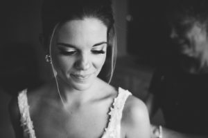 vintage hotel wedding bride